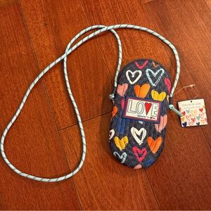 Brighton Multicolor Heart Crossbody pouch- new with tags